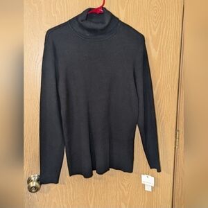 Elegant Black Turtleneck Sweater